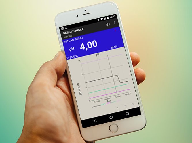96MU Messwerte in der App