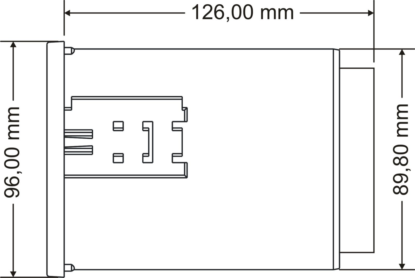 96MU Technische Zeichnung